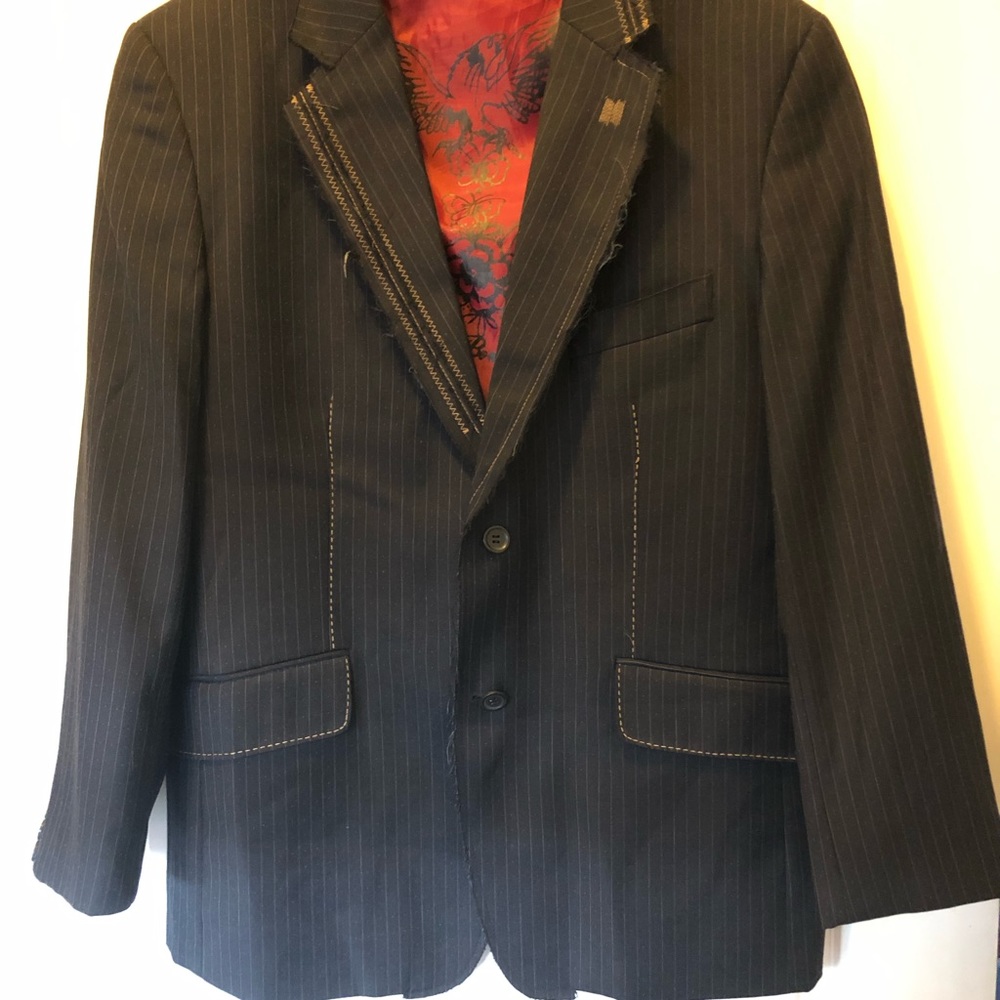 Men’s distressed sport coat jacket